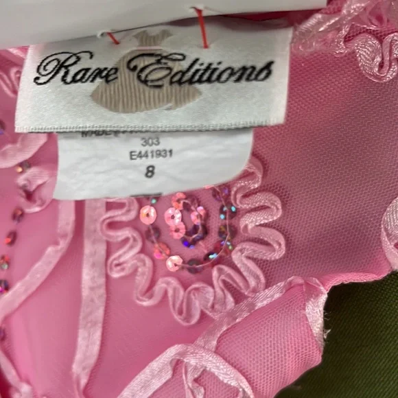 Rare Editions Dress- pink sequined